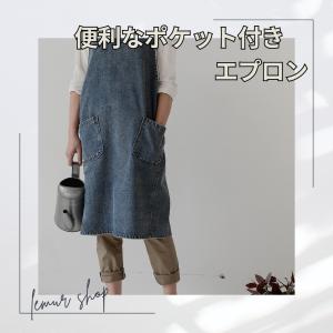 エプロン デニム おしゃれ 丈夫 庭 作業用 ...の詳細画像4