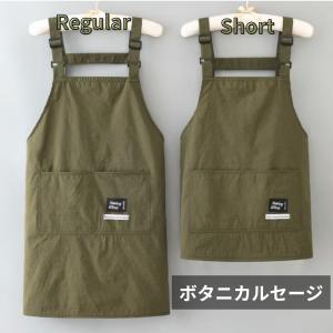 エプロン 簡易用 軽量 通気性 超薄手 ポリエ...の詳細画像3