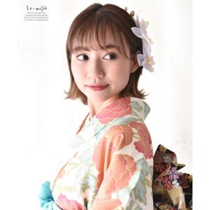 ヘッドドレス 髪飾り 成人式 袴 振袖 花 ヘ...の詳細画像5