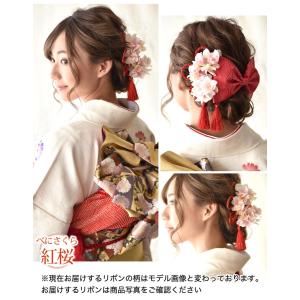髪飾り 和装 リボン 成人式 卒業式 袴 花 ...の詳細画像3