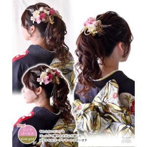 和装 成人式 髪飾り 花 紐 水引 卒業式 振...の詳細画像5