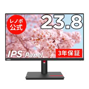 レノボ公式 国内正規品 23.8インチ ThinkVision T24i-30 (63CFMARXJP)【23.8型ワイド FHD IPS WLED液晶】【3年保証】ディスプレイ PCモニター パソコンモニター｜lenovo