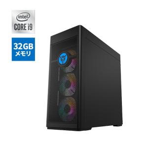 Lenovo ゲーミングPC Legion T750i：Core i9搭載 32GBメモリ 2TB HDD 512GB SSD NVIDIA GeForce RTX 3080  LHR  モニタなし Officeなし Windows10 wx