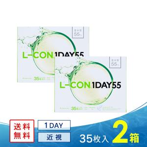 L-CON エルコンワンデー 2箱 送料無料 ソフトコンタクトレンズ
