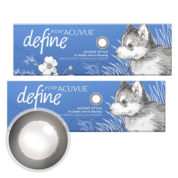 ワンデーアキュビューディファインモイスト アクセントスタイル 10枚 2箱 1day ACUVUE ...