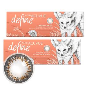 ワンデーアキュビューディファインモイスト ナチュラルシャイン 10枚 2箱 1day ACUVUE define カラコン one day｜lens-deli