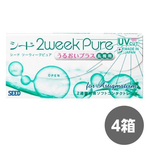 シード 2weekPureうるおいプラス 乱視用 6枚入り 4箱セット 6ヶ月パック送料無料 コンタ...