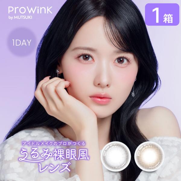 プロウィンク prowink 1箱 (10枚入り) PIA カラコン ワンデー カラーコンタクト 1...