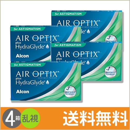 エアオプティクス プラス ハイドラグライド 乱視用 6枚入×4箱 / 送料無料 / メール便