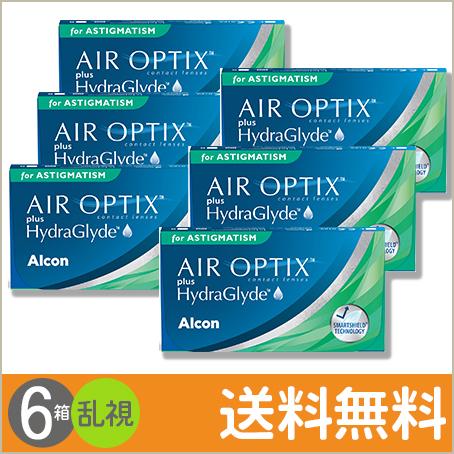 エアオプティクス プラス ハイドラグライド 乱視用 6枚入×6箱 / 送料無料 / メール便