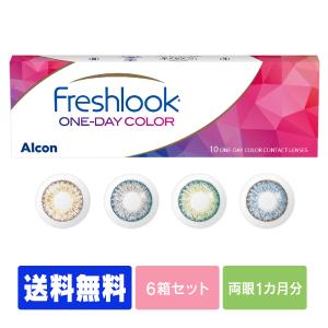 【送料無料】【処方箋不要】 フレッシュルックワンデーカラー フレッシュルックデイリーズ 10枚 6箱 (コンタクト ワンデー コンタクトレンズ 1day )