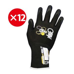LEO 高耐久ワークグローブ（M）12双セット 背抜き手袋 作業手袋 LEO
