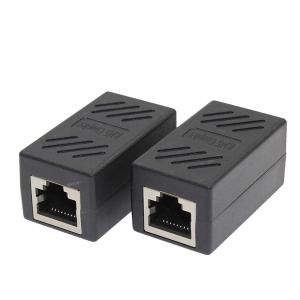 LUYING RJ45 LANケーブル用中継コネクタ RJ45 延長 アダプタ メス-メス ギガビット 対応 8P8C コンパクト LY-19A01｜leokunshop24