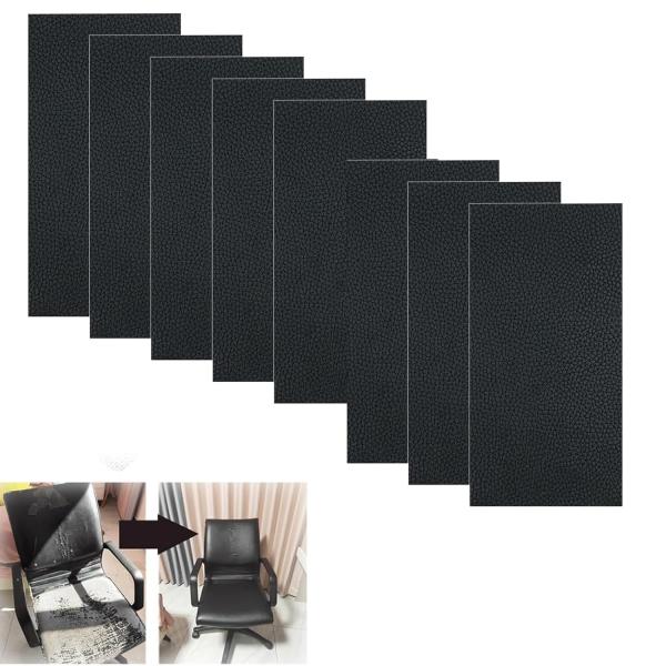 合皮 補修シート 8枚レザー補修シート10×20 cm ソファー補修テープ 合皮補修シート シールタ...