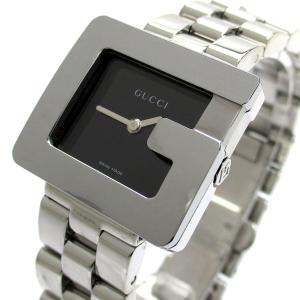 GUCCI】グッチ バングルウォッチ 腕時計 ブラック×シルバー SS GUCCI】グッチ バングルウォッチ 腕時計 ブラック×シルバー SS