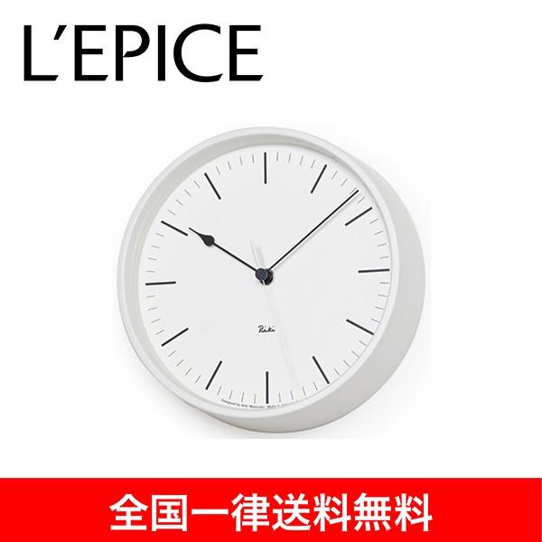 電波時計　渡辺 力　RIKI STEEL CLOCK RC　ホワイト　WR08-24 WH　送料無料