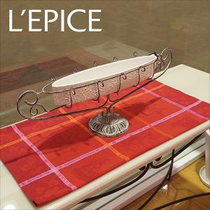 アイアンフラワースタンド　クレッセント& ジャパネスク（小）｜lepice