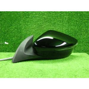 リーフ ZAA-ZE1 左サイドミラー    黒色/電動格納/ウィンカー/付8ピン・2ピン 9630...