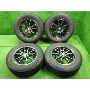 中古  タイヤ社外アルミホイールセット　L33　ティアナ　16インチ　6.5J　+45　114.3　...
