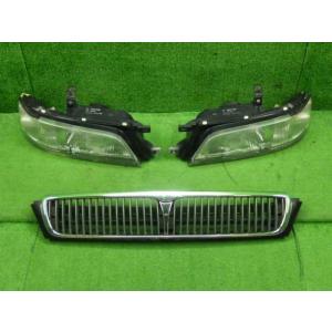 ローレル E-HC34 ラジエータグリル    グリル&amp;ヘッドライト左右セット 62310-84T6...