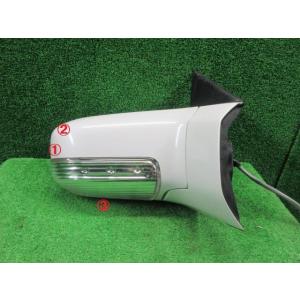 エルグランド CBA-MNE51 右サイドミラー QX1 パールホワイト   96301-WL615...