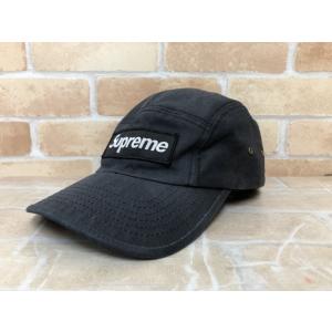 【中古】 Supreme シュプリーム BOX LOGO CAMP CAP ブラック  111436...