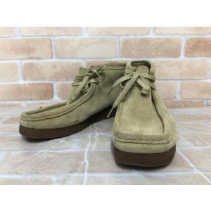【中古】 Clarks クラークス WALLABEE BOOT 6135677 ベージュ UK8 1...