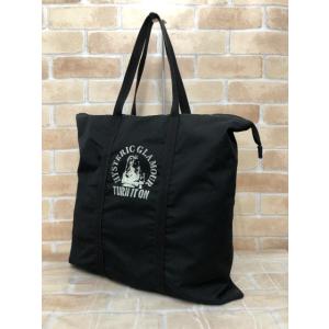 【中古】 HYSTERIC GLAMOUR ヒステリックグラマー トートバック ロゴ ブラック  1...