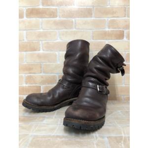 【中古】 WESCO ウエスコ "Boss"エンジニアブーツ バーガンディーレザー バーガンディ サ...