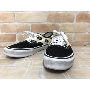 【中古】 VANS バンズ ×WACKO MARIA オーセンティック 721356 ブラック×ホワ...