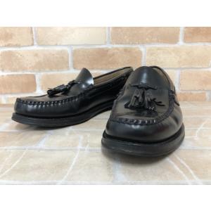 【中古】 G.H.BASS ジーエイチバス タッセルローファー 11015H LARKIN  ブラッ...
