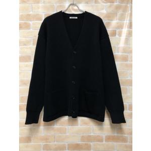 【中古】 AURALEE オーラリー ニットカーディガン A21AC03RK ブラック 5 1114...