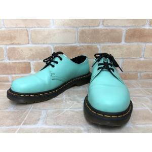 【中古】 Dr.Martens ドクターマーチン レザーシューズ 3ホール 1461 ターコイズブル...