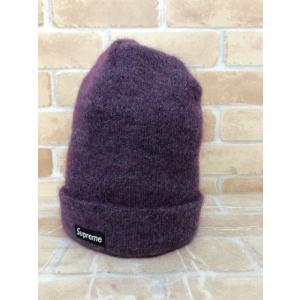 【中古】 Supreme シュプリーム ニットキャップ Mohair Beanie パープル  11...