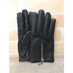 【中古】 Chrome Hearts クロムハーツ DGR ZIP GROVE ダガージップグローブ...