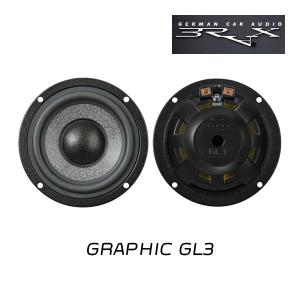 BRAX GRAPHIC GL3　80mm ペーパーコーンミッドレンジ（2個1組）