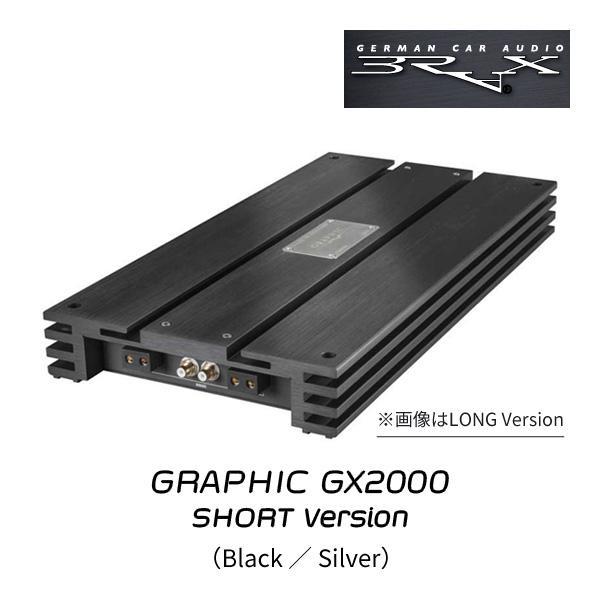 BRAX GRAPHIC GX2000　290W×2ch パワーアンプ ショートバージョン（Blac...