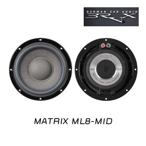 BRAX MATRIX ML8-MID　20cm ミッドウーファー 4Ω SVC（2個1組）