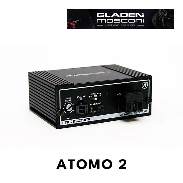 グラデン モスコニ ATOMO 2 アンプ 小型 2チャンネル D級 (GLADEN MOSCONI...