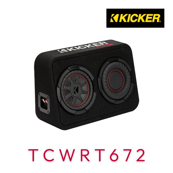 KICKER キッカー TCWRT672 CompRT 6.5インチサブウーファー 薄型エンクロージ...