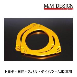 M&M DESIGN MM-MX-600PCD スピーカーインナーバッフル MX-600/PCD マルチピッチ アルミバッフル ハイエース・レジアス