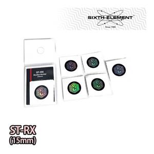 ST-RX ロケットステッカー（15mm径・5枚入） - Sixth Element（シックス・エレメント）