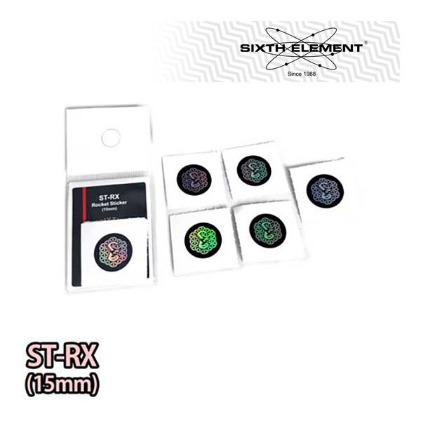 ST-RX ロケットステッカー（15mm径・5枚入） - Sixth Element（シックス・エレ...