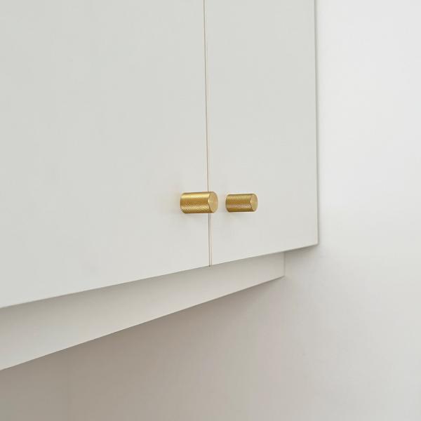 真鍮のツマミ （ダイヤカット）