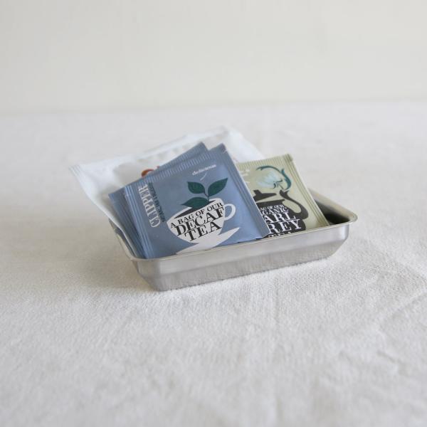 ステンレスのスクエアトレー　