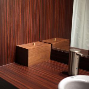 トイレットロール収納箱 2個用 ウォールナットの詳細画像4