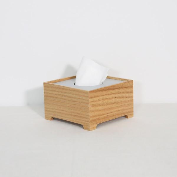 ＜ハーフ/オーク＞脚付きティッシュボックス