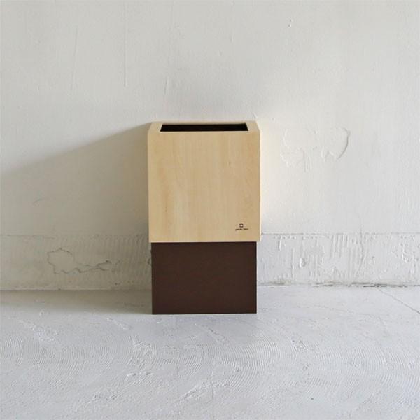 ダストボックスWcube　ブラウン