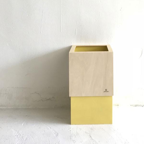 ダストボックスWcube　ハニーイエロー