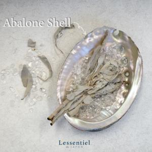 【 アバロンシェル 】 天然 自然 貝殻 皿 スマッジング 浄化 お清め 瞑想  ホワイト セージ パロサント ミルラ  パワーストーン インテリア おしゃれ 香皿 灰皿